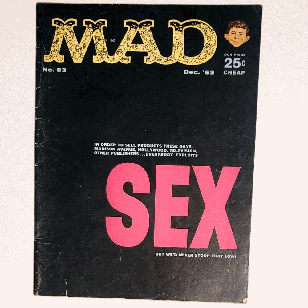 Mad Magazine No 83 Dec 1963 Vintage from the 60s